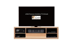 LANA-Premium Heimkino TV-Schrank, konfigurierbar Kernbuche massiv 